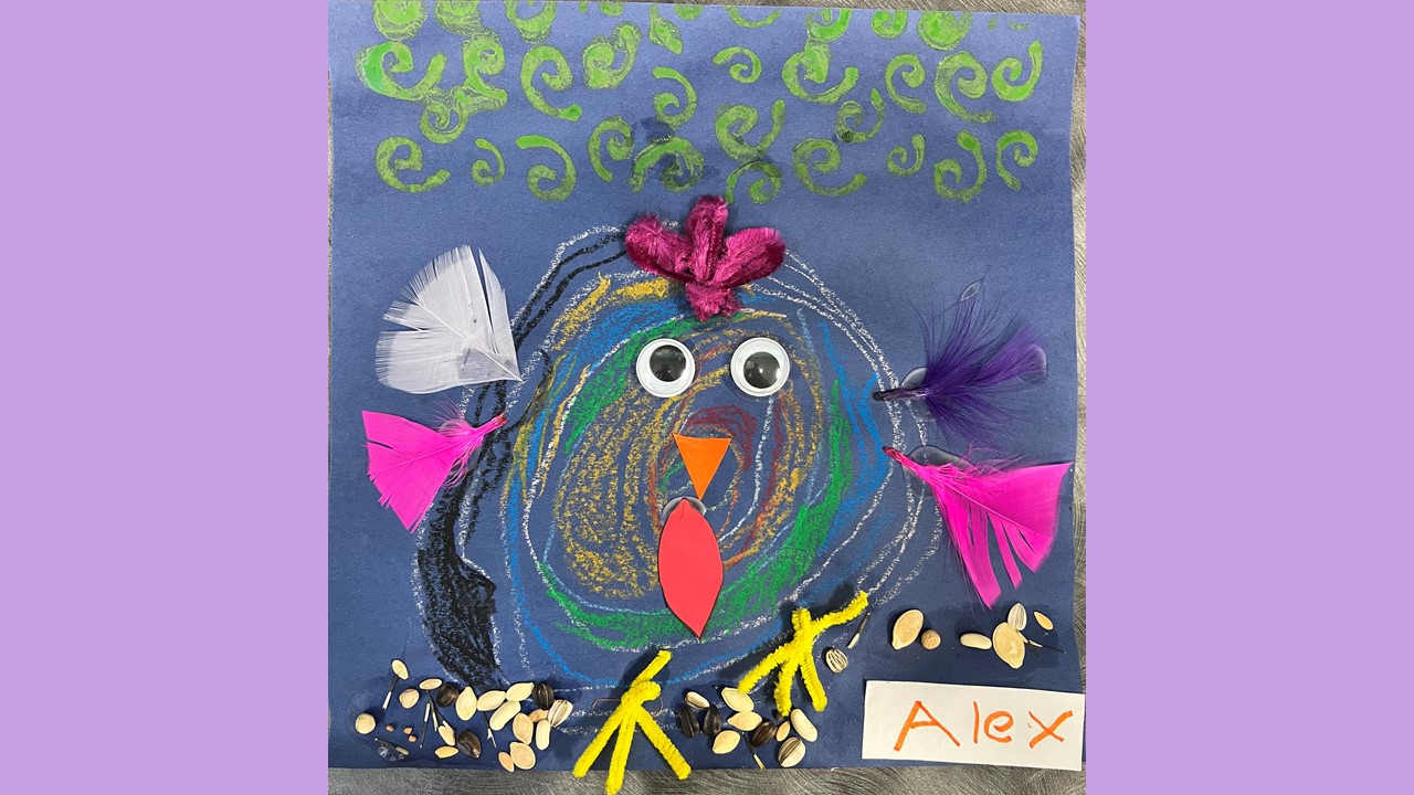 child's painting