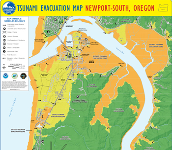 Evacuation map