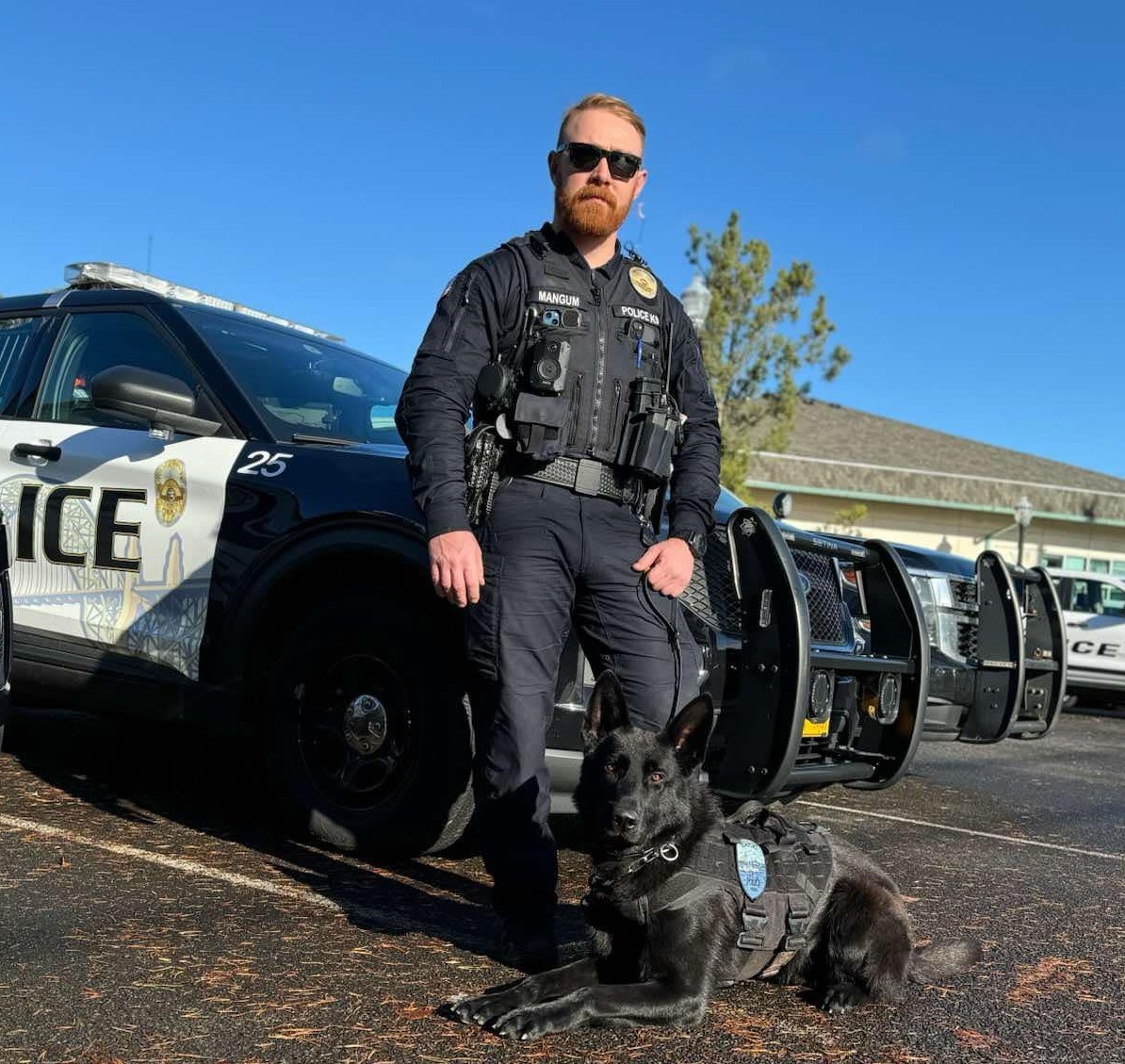 Officer Jerimiah Mangum and K9 Sly