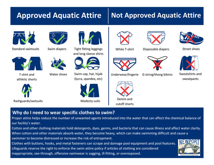 Approved Aquatic Attire