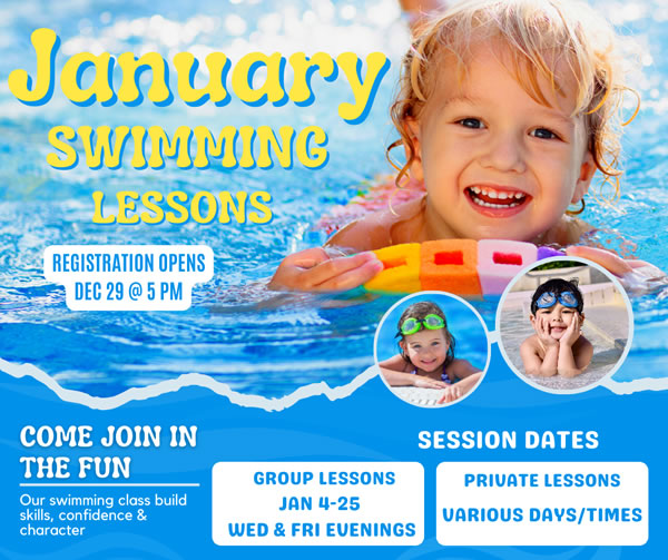 January Swim Lessons