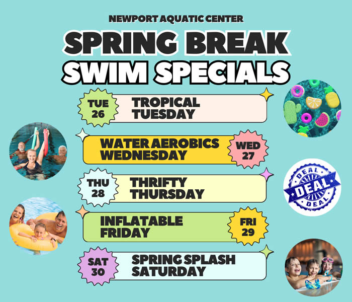 Spring Break Swim Specials