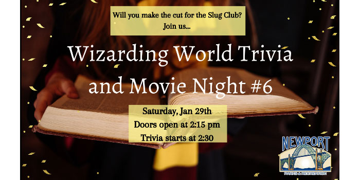 Wizarding Word Trivia and Movie Night at the Rec - 1/29/22