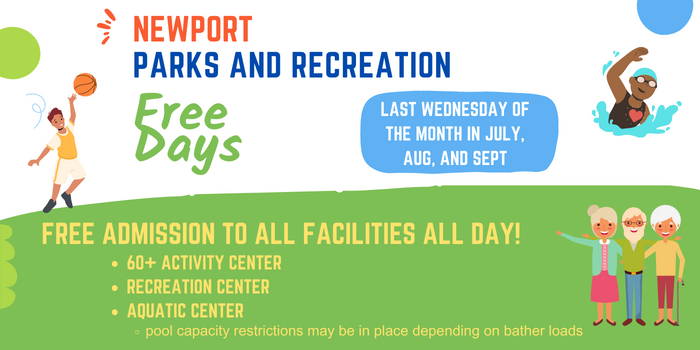 Recreation Center Free Admission Days