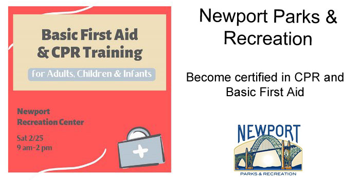 Basic First Aid and CPR Training at the Rec.Center - Register now